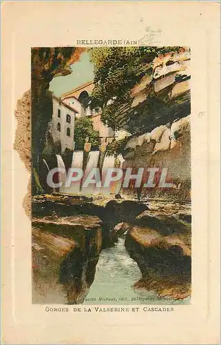 Cartes postales Bellegarde (Ain) Gorge de la Valserine et Cascades