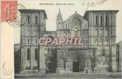 Cartes postales Bordeaux Eglise Ste Croix