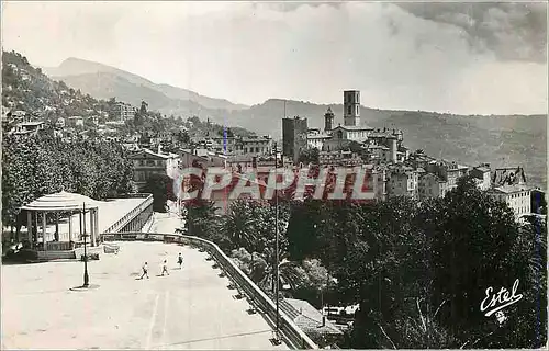Cartes postales moderne Grasse Le Cours Le Kiosque a Musique La Vieille Ville Enfants
