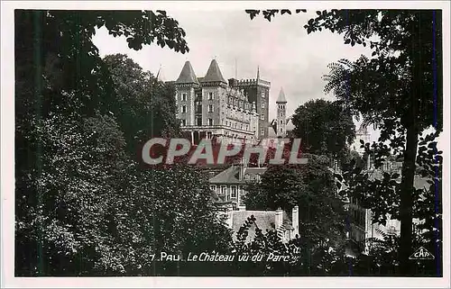 Cartes postales moderne Pau Le Chateau Vue du Parc