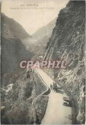 Cartes postales Route de Pierrefitte a Cauterets Les Pyrenees