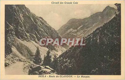 Cartes postales Route du Glandon le Maupas