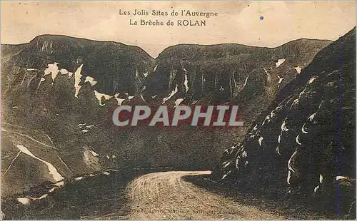 Ansichtskarte AK Les Jolis Sites de l'Auvergne la Breche de Rolan