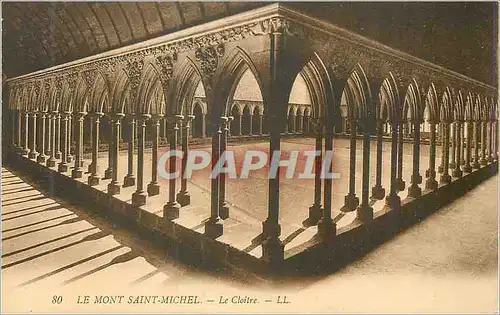 Cartes postales Le Mont Saint Michel le Cloitre