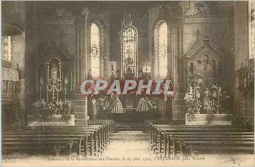 Cartes postales Eberbach pres Worth Souvenir del a Benediction des Cloches le 24 Juin 1921