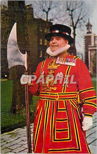 Moderne Karte Yeoman Warder at the Tower of London
