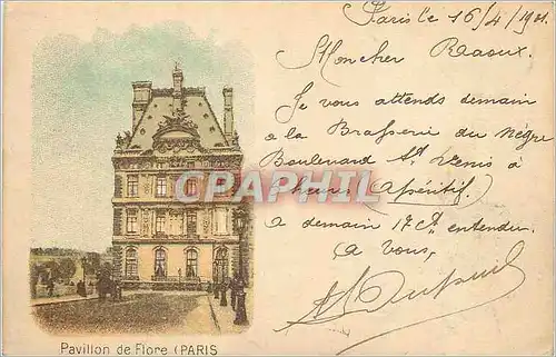 Ansichtskarte AK Pavillon de Flore Paris (carte 1900)