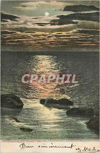 Cartes postales Sunset Bar Harbor Me
