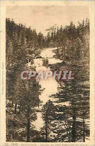 Cartes postales Cauterets Cascade du Pont d'Espagne