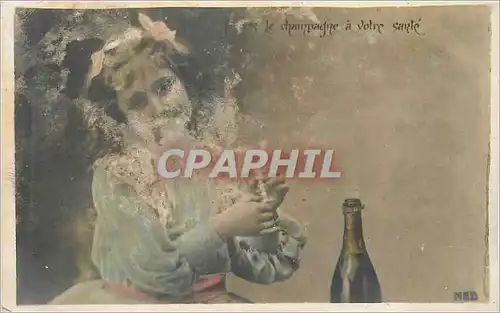 Cartes postales Le Champagne a votre Sante