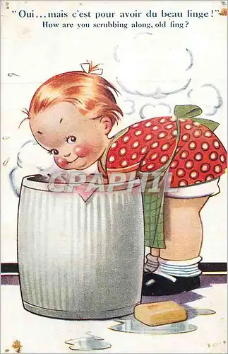 Cartes postales Oui mais c'est pour avoir du Beau Linge