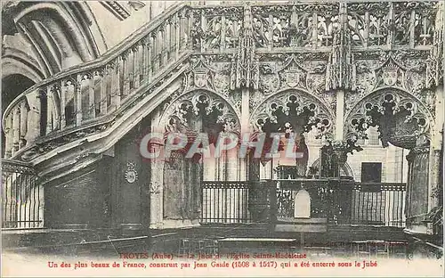 Cartes postales Troyes (Aube) Le Jude de l'Eglise Sainte Madeleine