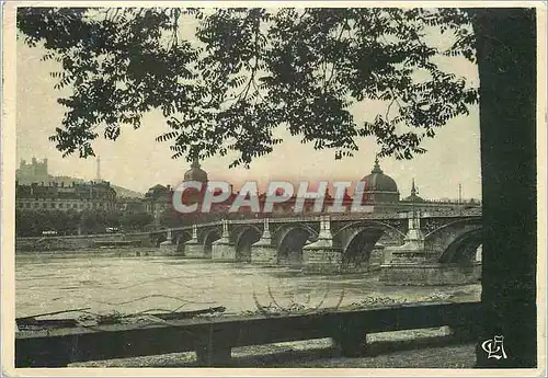 Ansichtskarte AK Lyon Pont de la Guillotiere et l'Hotel Dieu