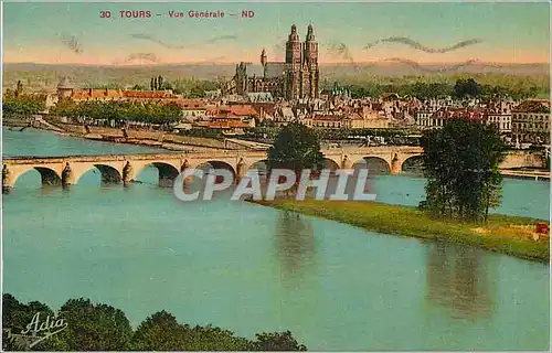 Cartes postales Tours Vue Generale