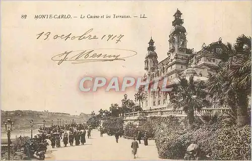 Cartes postales Monte Carlo Le Casino et les Terrasses