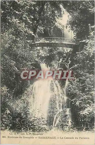Cartes postales Environs de Grenoble Sassenage La Cascade du Parisien