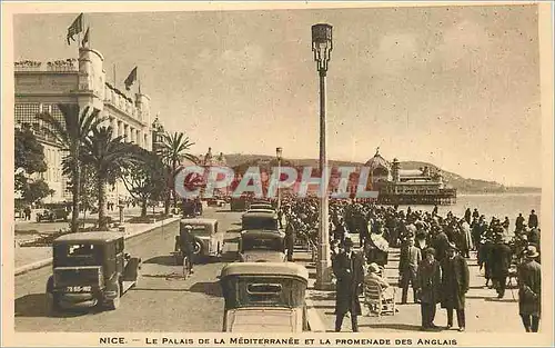 Cartes postales Nice Le Palais de la Mediterranee et la Promenade des Anglais