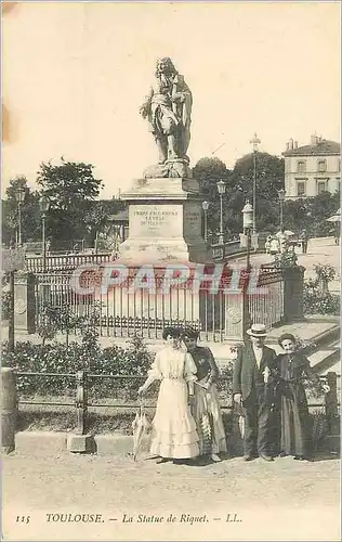 Ansichtskarte AK Toulouse La Statue de Riquet