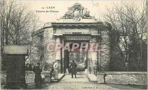 Cartes postales Caen Caserne du Ch�teau Militaria