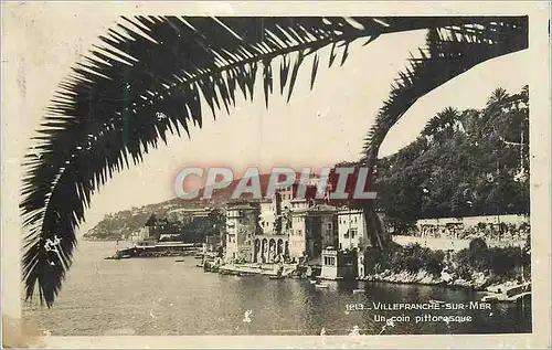 Moderne Karte Villefranche sur Mer Un Coin Pittoresque