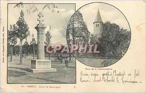 Cartes postales Nancy Croix de Bourgogne