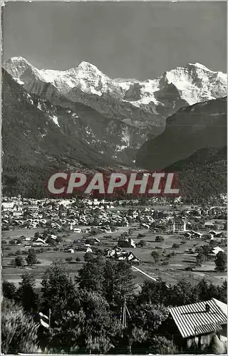 Cartes postales moderne Interlaken Unterseen Eiger Monch et Jungfrau