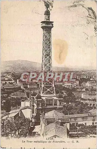 Ansichtskarte AK Lyon La Tour Metallique de Fourviere