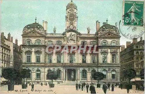 Cartes postales Lyon L'Hotel de Ville