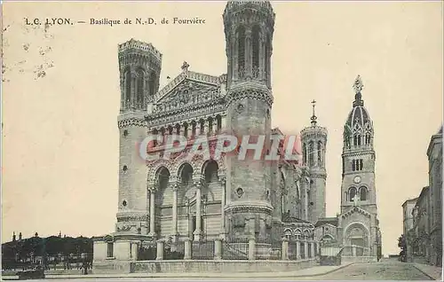 Cartes postales Lyon Basilique de N D de Fourviere