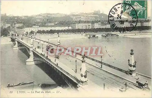 Ansichtskarte AK Lyon Le Pont du Midi Tramway