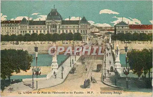 Ansichtskarte AK Lyon Le Pont de l'Universite et les Facultes