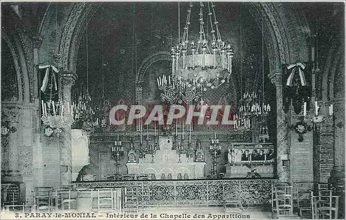 Cartes postales Paray le Monial Interieur de la Chapelle des Apparitions