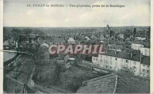 Cartes postales Paray le Monial Vue Generale prise de la Basilique