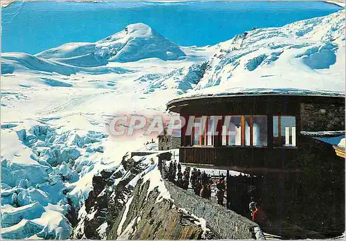 Moderne Karte Saas Free Wallis Rest und Berghaus Langfluh 2847 m Feegletscher und Allalinhorn 4027 m