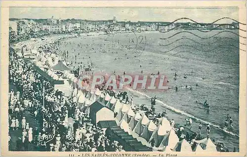 Cartes postales Les Sables d'Olonne (Vendee) La Plage