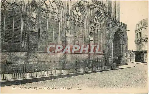 Cartes postales Coutances La Cathedrale Cote Nord