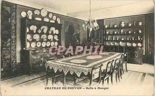 Ansichtskarte AK Chateau de Neuvon Salle a Manger