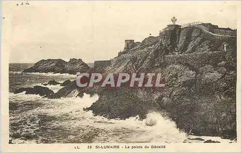 Ansichtskarte AK St Lunaire La Pointe du Decolle