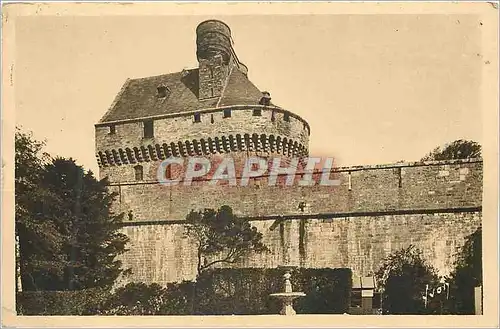 Ansichtskarte AK Saint Malo (Ille et Vilaine) La Douce France Le Chateau La Tour des Dames