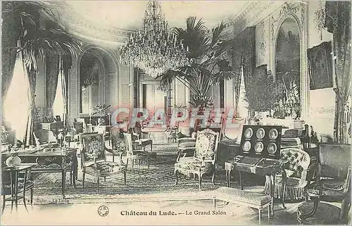 Cartes postales Chateau de Lude Le Grand Salon