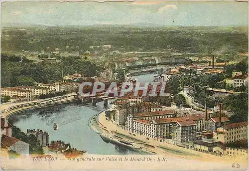 Cartes postales Lyon Vue Generale sur Vaise et le Mont d'Or