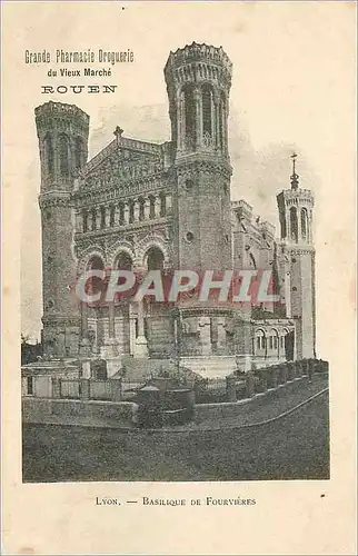 Cartes postales Rouen Grande Pharmacie Droguerie du Vieux Marche