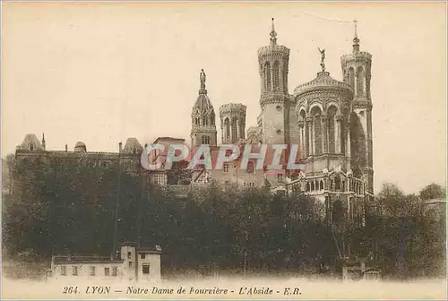 Cartes postales Lyon Notre Dame de Fourviere L'Abside