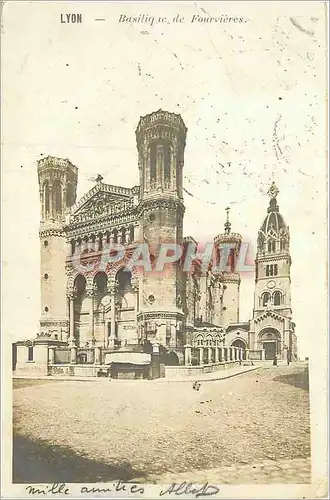 Cartes postales Lyon Basilique de Fourviere