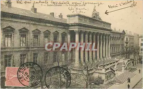 Cartes postales Saint Etienne Le Palais de Justice