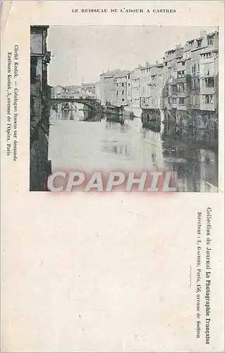 Cartes postales Ruisseau de l'Adour a Castres Kodak
