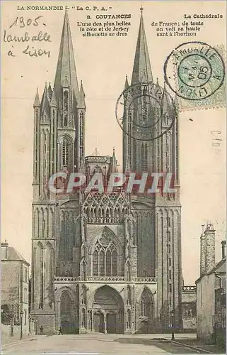 Cartes postales Coutances La Normandie La Cathedrale