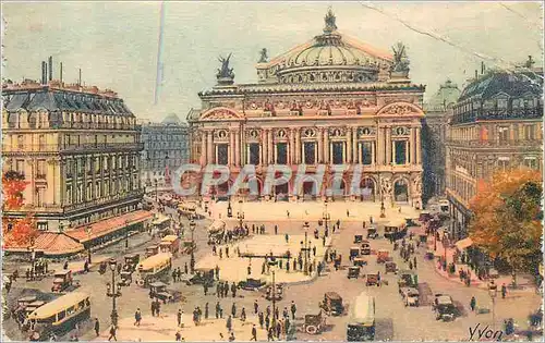 Ansichtskarte AK Paris en Flanant Place de l'Opera