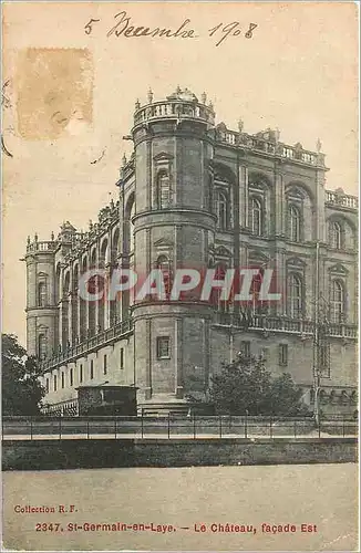 Cartes postales St Germain en Laye Le Chateau Facade Est