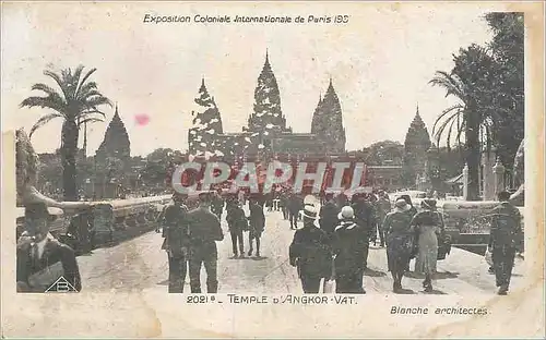 Ansichtskarte AK Exposition Coloniale Internationale Paris 1931 Temple d'Angror Vat